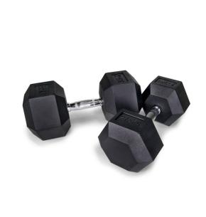Hexagonal dumbbells (pair) fitnessdigital  (Weight: 2.5kg)