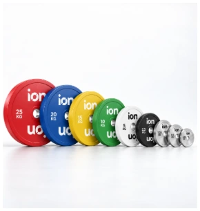 ION fitness Powerlifting Calibrated Plates Narrow Edge