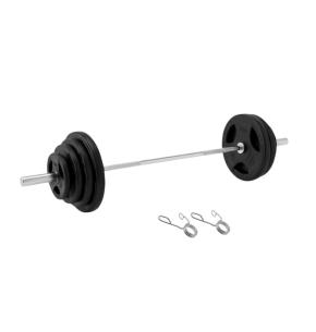 ION fitness Set Tri-Grip Olympic Plates + Bar