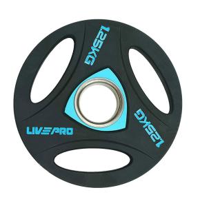 Disco olímpico de entrenamiento uretano LIVEPRO (Peso: 1.25kg)