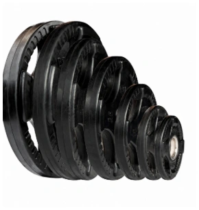 Body-Solid Tools Set 4-grip Olympic Rubber Weight Discs