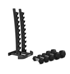 ION fitness Hex Dumbbell Set + Vertical Rack 1-10 kg