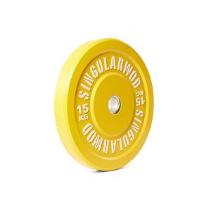 Singular WOD Bumper Training color Olympic Disc (Weight: 15kg)