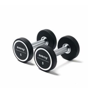 Mancuernas redondas Evergy  Élite PU (par) (Peso: 5kg)
