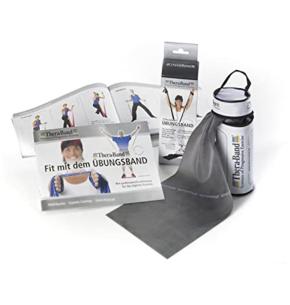 Theraband Black Elastic Band (Bag+Manual) 2.5 m (Resistance: Level 5)