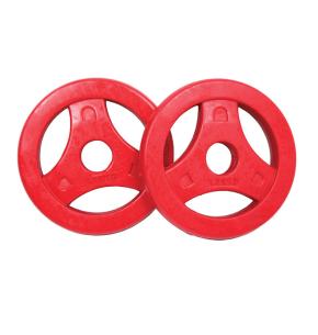 Tunturi Aerobic Plates Rubber 30mm (Weight: 1.25kg, Format: Pair)
