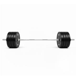 ION fitness Set Bumper Olympic Plates + 220 cm Olympic Bar + Collars