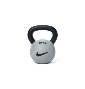 Kettlebell Nike Strength Recubierta de Goma (Gris Lobo) (Peso: 20kg)