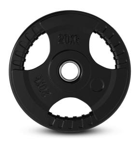 Disco de goma 3 agarres fitnessdigital Tri-Grip 20kg (Peso: 20kg)