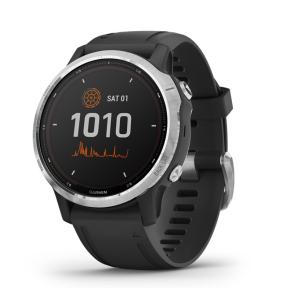 Garmin Fenix 6S Solar Silver with black band