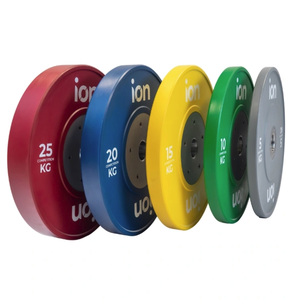 ION fitness Color Competition Bumper Plates Narrow edge