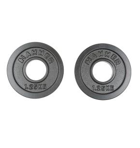 Disco olímpicos Hammer  de hierro (par) (Peso: 25kg)