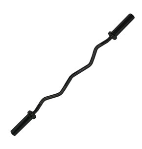 Olympic EZ Curl Bar - 120cm - Black