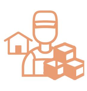 Entrega dentro de casa con mozo (más de 150kg)