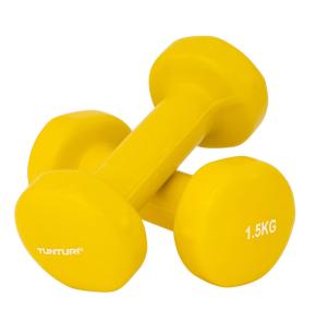Tunturi Vinyl Dumbbells (Weight: 1.5kg)