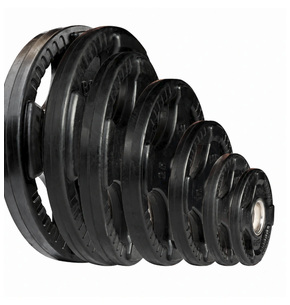 Body-Solid Tools Set 4-grip Olympic Rubber Weight Discs