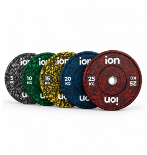 ION fitness Bumper olympic plate Fleck Color