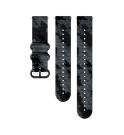 Suunto 24mm Explore 2 Concrete/Black Size M+L Textile Strap Suunto 24mm Explore 2 Concrete/Black Size M+L Textile Strap