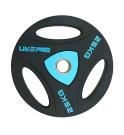 Disco olímpico de entrenamiento uretano LIVEPRO (Peso: 25kg)