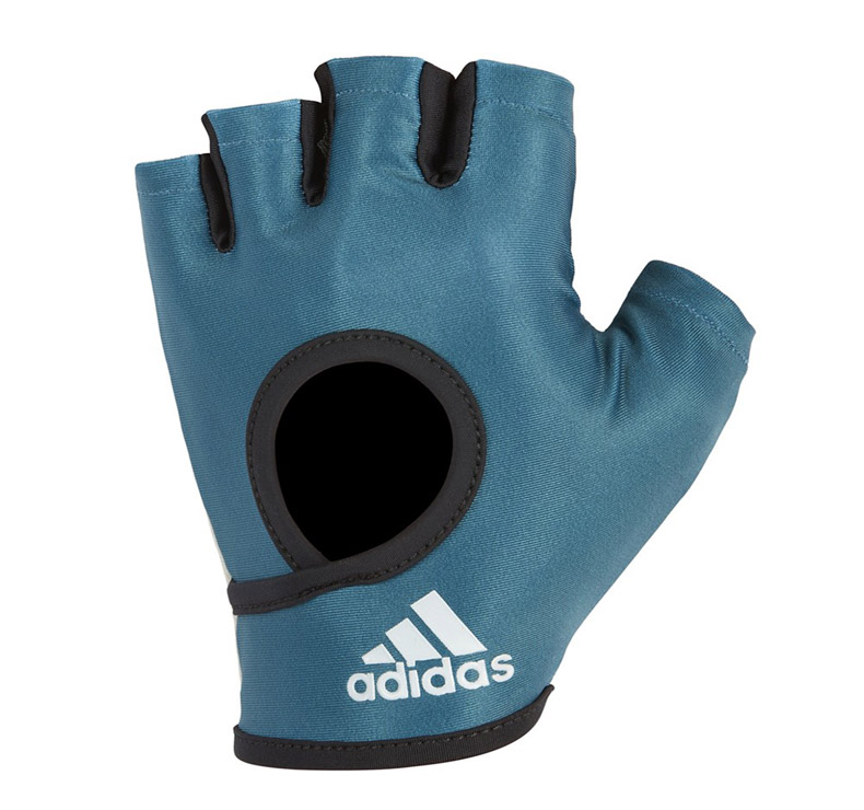 blue adidas gloves